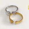 Anillo de garra de gato de moda creativa personalizada para mujer, temperamento simple, dulce, lindo, anillo de huellas, joyería abierta al por mayor