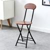 Taburete Plegable Silla de Comedor Doméstica Taburete Silla con Respaldo Silla de Entrenamiento Silla para Dormitorio de Estudiantes Silla de Computadora Sencilla Taburete Redondo Plegable