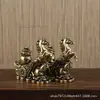 Imediatamente Fortuna para a Empresa Imediatamente Fortuna Ornamentos de Feng Shui Todo Cobre Zodíaco Ma Jucai Shoucai Ornamentos de Mascote