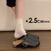 Mocasines de Piel Estilo Francés para Mujer, Suela Gruesa, Nuevo Modelo Primavera/Verano 2025, Zapatos Retro Birkenstock sin Cordones