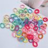 Nuevo colorido lindo lazo de goma para niños no daña el cabello anillo de toalla para bebé cuerda para el cabello tamaño pequeño anillo para el cabello tienda de 2 yuanes