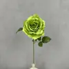 Flor artificial, rosa individual, para decoración de mesa, sala de estar, decoración del hogar, flor artificial, estilo de lujo ligero, accesorio para fotografía transfronteriza, arreglo de rosas para boda