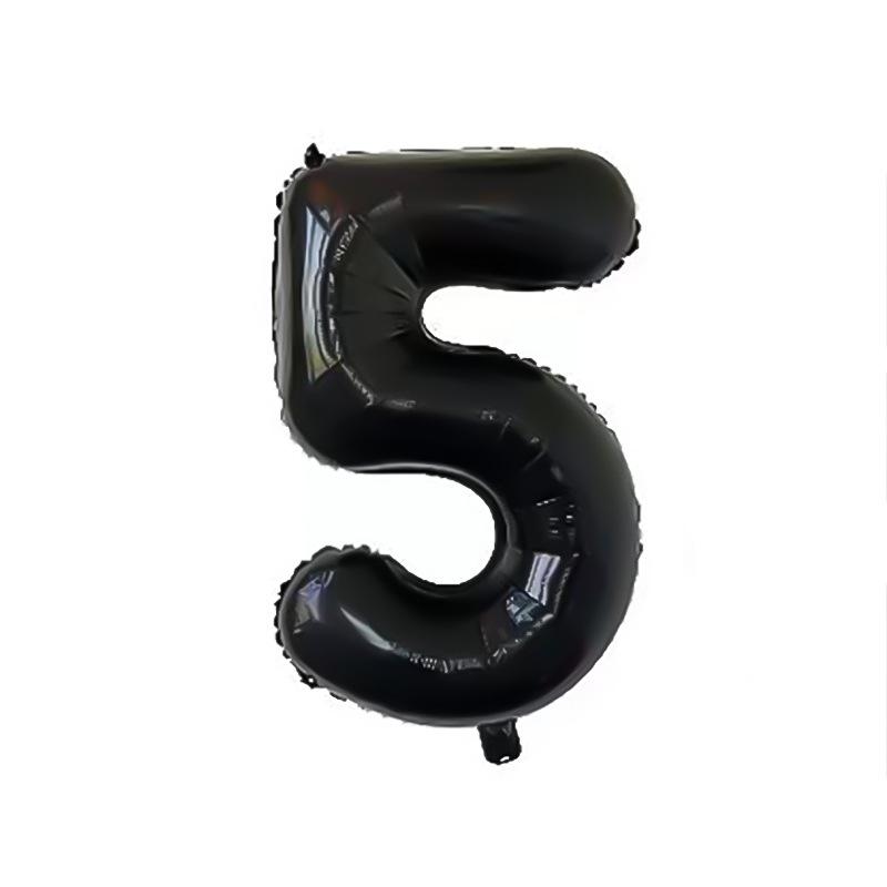 黑色数字5