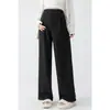 Pantalones de Maternidad 2025 Otoño Ropa de Abrigo Pantalones de Pierna Ancha Sin Soporte Abdominal Talla Grande Casual Pantalones Rectos Pantalones de Maternidad
