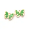 Colgante de Mariposa Multicolor Esmaltado de Moda Accesorios de Joyería de Aleación DIY Encanto Decorativo para Collar Pulsera Venta Caliente Transfronteriza