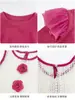 Conjunto de Tres Piezas para Niña Ancorelala2026 Estilo Nuevo Primavera y Otoño, Chaleco Floral Lindo, Camiseta Básica y Jeans