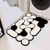 Tapete de Piso Moderno Simple de Barro Diatómico para Inodoro Baño Antideslizante Resistente a la Suciedad Tapete para Pies para el Hogar Absorbente de Agua de Secado Rápido Fácil de Cuidar Tapete de Piso