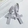 Pendientes de moda cruzados nuevos y exquisitos para hombre y mujer, pendientes europeos y americanos, joyería para el oído, venta al por mayor E5989