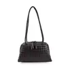 Bolsos para Mujer 2025 Nuevo Bolso Boston Almohada de Cuero Genuino de Alta Gama Bolso Bandolera de Hombro Axila para Mujer Bolso Tejido a Mano