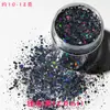Mezcla de Lentejuelas con Purpurina de Sirena de Láser Cáñamo Fluyente Material Hecho a Mano DIY Relleno de Resina Epoxi de Cristal Pegatinas para Maquillaje de Escenario