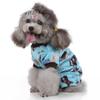 Ropa para Perros de Vacaciones Europeas y Americanas Transfronteriza Primavera y Otoño Ropa para el Hogar Teddy Bichon Estampado de Dibujos Animados Ropa Navideña de Cuatro Patas para Mascotas