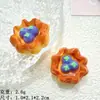 Comida de Brinquedo e Acessórios de Resina para Brincar Caramelo Fruta Torta de Ovos Grampo de Cabelo DIY Capa de Celular Chaveiro Adesivo de Geladeira Sapatos com Furos
