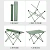 Mesa Dobrável Portátil para Exterior de Aço Carbono Mesa Enrolável Mesa de Camping Mesa Multifuncional para Piquenique Cozinha ao Ar Livre Cadeira Dobrável Lazer ao Ar Livre