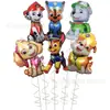 Dibujos Animados Wang Wang Equipo Perro Historia Ryder Mao Mao Archie Diario Modelado Impresión Película de Aluminio Globo Fiesta Infantil