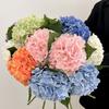 Simulación de hortensia grande hidratante 3D, 176 piezas, decoración de hotel, decoración floral para bodas, película de flores falsas, hortensia