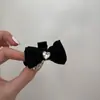 Presilha de Cabelo com Laço de Cetim de Alta Qualidade Presilha de Cabelo de Princesa Tamanho Pequeno para Mulheres Outono e Inverno Presilha para Franja Presilha Lateral Acessório de Cabelo Tendência