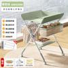 Cambiador de Pañales para Bebé Cuidado Cambio de Pañales para Recién Nacido Baño Húmedo Mesa Táctil Cama para Bebé Plegable Multifunción