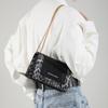 2025 Nova Bolsa de Corrente com Estampa de Leopardo Estilo Retrô Ocidental Moda Casual Simples Casual para o Dia a Dia Ombro Transversal Pequena Quadrada