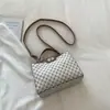 Bolso Pequeño Estampado Estilo Coreano 2025 Otoño Nuevo de Moda Bolso de Mano Ins Retro de un Solo Hombro Cruzado