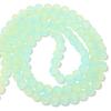Cuentas Redondas de Material Jade de Laca Horneada Bicolor de 8 mm Imitación Calcedonia Cuentas de Vidrio Lampwork DIY Pulsera Collar Cuentas Sueltas Accesorios