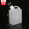 Cubos Cuadrados Portátiles al por Mayor, Cubos Químicos de Plástico Blanco, Cubos Apilables de Grado Alimenticio con Tapas, Cubos Químicos Cuadrados Verticales