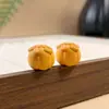 Sândalo DIY Escultura Exquisito Fofo Pequeno Caqui Caqui Ruyi Pulseira Artesanal Acessórios Pingente de Chave