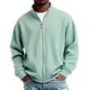 Chamarra deportiva casual a rayas con cierre para hombre estilo americano transfronterizo, sudadera con estampado 3D, nuevo modelo otoño e invierno