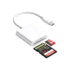 Leitor de cartão de celular tipo-c leitor de cartão sd/tf adaptador de pendrive leitor de cartão de memória otg