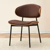 Silla de Comedor de Lujo Ligero Estilo Italiano, Silla de Comedor Eames de Madera Maciza, Silla de Comedor de Diseñador para el Hogar, Cafetería, Silla de Ocio Retro de Gama Alta