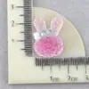 Materiales DIY Accesorios de Resina Luminosa Pegamento en Crema Corbata de Moño Conejo Degradado Diadema para Niños Accesorios para el Cabello Hechos a Mano