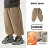 Pantalones Largos Gruesos con Forro de Felpa para Niños Pantalones de Chándal de Invierno 2026 Nueva Ropa de Invierno para Niños