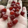 Cuentas hexagonales prismáticas de ágata natural antiguo con patrón de retorno, cuentas sueltas, material para abalorios, accesorios de joyería Wenwan hechos a mano, venta al por mayor