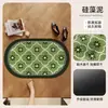 Tapete de Chão de Azulejo de Lama Diatomácea Retro Americano Tapete Absorvente de Água Secagem Rápida Antiderrapante Banheiro Tapete Espessado para Pés