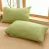 Funda de Almohada de Algodón Tejido Estilo Fresco Nuevo 2026