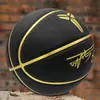 Bolas de Basquete Personalizadas Kobe Bryant Tamanho Padrão 7 e 5, Feitas de PU, Absorventes de Umidade e Resistentes ao Desgaste, Adequadas para Treinamento e Competição de Adultos e Crianças, Bolas de Basquete de Couro Genuíno