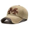 Gorra de béisbol de mezclilla lavada americana para pareja, gorra de primavera y otoño, gorra de béisbol informal de moda con parte superior suave y moderna, gorra de béisbol transfronteriza