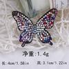 Novo Patch de Borboleta Diamante Completo Criativo Borboleta Quente Figura de Strass Tridimensional Borboleta de Strass DIY Grampo de Cabelo Acessórios para Cabelo