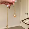2026 Collar Llamativo de Lujo con Borlas Cadena de Clavícula Hueca de Oro de Alto Valor Colección de Collares Elegantes de Gama Alta