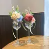 Copa de Brindis para Boda de Pareja de Novios Hecha a Mano DIY Regalo de Compromiso de Alta Gama para Mejores Amigos Par de Copas