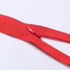 Zíper Invisível Sbs Nº 3 com Borda de Tecido, Cursor Tipo Gota d'Água de Ponta Fechada, Zíper Especial para Vestidos, Trajes de Gala e Vestidos de Noiva, Personalizável