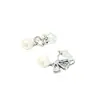 Nuevos Pendientes de Mariposa Dulces y Exquisitos Estilo Coreano Incrustados con Diamantes, Elegantes y Versátiles Clips para Orejas de Perla para Mujeres Sin Piercing