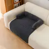 Suministro exclusivo transfronterizo de cojín para sofá de mascota de terciopelo de algodón suave tipo pudín, directo de fábrica, apto para todas las estaciones, alfombrilla cálida y antideslizante para dormir para gatos y perros
