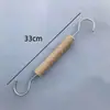 Ganchos para Loja de Roupas, Ganchos S, Cabides de Corda de Cânhamo, Adereços de Exibição, Painéis de Exibição de Madeira, Pregadores de Calça, Argolas para Lenço