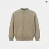Cárdigan de Punto para Hombre/Mujer, Temporada Otoño/Invierno 2026, Grueso y Cálido, Estilo Old Money, Lujo Ligero, Color Sólido, Estilo Unisex para Parejas