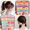 Argola de Toalha Corda de Cabelo Infantil Corda para Amarrar Meninas Elástica Boas Argolas de Cabelo Adorno Rabo de Cavalo de Meninas Pequenas Flores Argolas de Cabelo