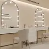 Espejo de tocador con luces para estudios fotográficos, espejo de escritorio popular para maquillaje para fotografía, salones de belleza y maquilladores profesionales