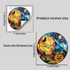 Adesivos de Vidro para Decoração de Janela Série Abóbora Face de Fantasma de Halloween Comércio Exterior Transfronteiriço Amazon Embelezamento de Janela Adesivos de Parede