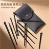 Conjunto de 10 Pincéis para Detalhes dos Olhos em Estoque, Pincel para Sombra de Cerdas Macias, Pincel de Esfumar, Pincel Lâmina, Ferramentas de Maquiagem para Iniciantes Atacado