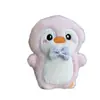 Lindo Pingüino Chirriante Colgante Muñeco de Dibujos Animados Llavero Juguete Decoración de Moño Femenino Venta al por Mayor