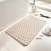 Alfombra de Baño Gruesa Antideslizante 3D Alfombra de Mesita de Noche para Dormitorio en Casa Felpudo para Recibidor Alfombra Absorbente de Agua para Suelo de Baño